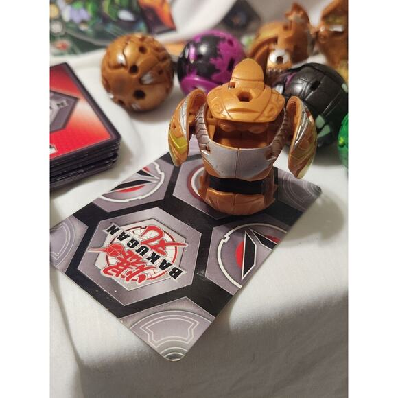 Bakugan Lot 25+ Pieces Battle Brawlers Cards Game Parts - Picture 15 of 16